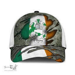 Irish Odrone Coat Of Arms Family Crest Ireland Cap Irish In Me Cap