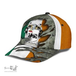 Irish Okennelly Coat Of Arms Family Crest Ireland Cap Irish In Me Cap