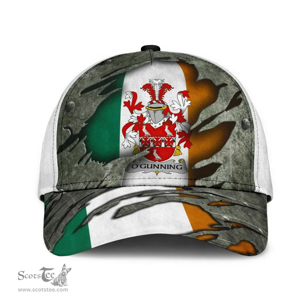 Irish Ogunning Coat Of Arms Family Crest Ireland Cap Irish In Me Cap