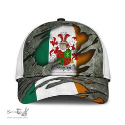 Irish Naghten Coat Of Arms Family Crest Ireland Cap Irish In Me Cap
