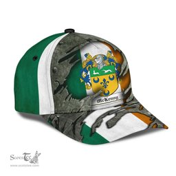 Irish Mckenny Coat Of Arms Family Crest Ireland Cap Irish In Me Cap