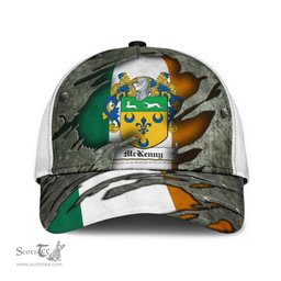 Irish Mckenny Coat Of Arms Family Crest Ireland Cap Irish In Me Cap