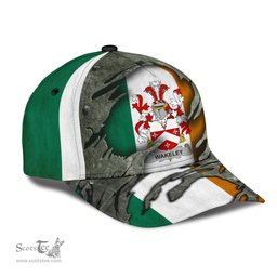 Irish Wakeley Coat Of Arms Family Crest Ireland Cap Irish In Me Cap
