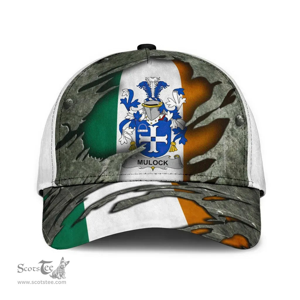 Irish Mulock Coat Of Arms Family Crest Ireland Cap Irish In Me Cap
