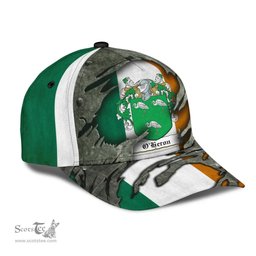 Irish Oheron Coat Of Arms Family Crest Ireland Cap Irish In Me Cap