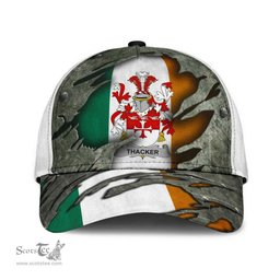 Irish Thacker Coat Of Arms Family Crest Ireland Cap Irish In Me Cap