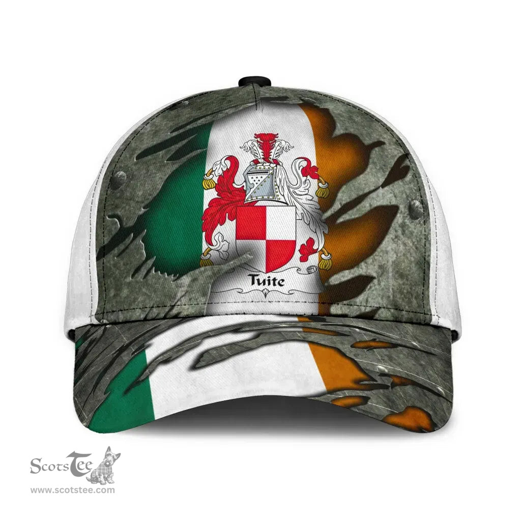 Irish Tuite Coat Of Arms Family Crest Ireland Cap Irish In Me Cap