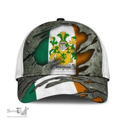 Irish Sheridan Coat Of Arms Family Crest Ireland Cap Irish In Me Cap