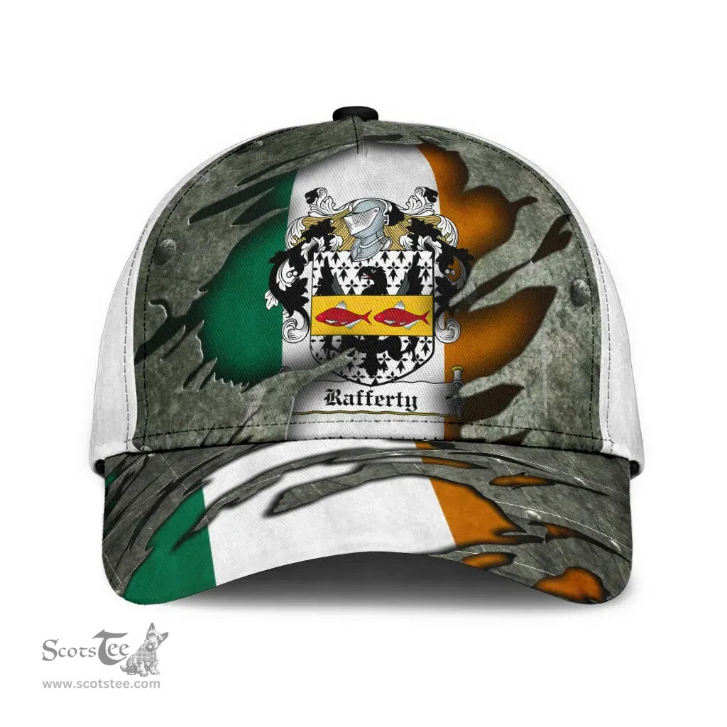Irish Rafferty Coat Of Arms Family Crest Ireland Cap Irish In Me Cap