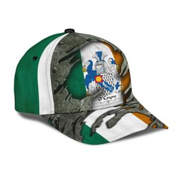 Irish Ocoyne Coat Of Arms Family Crest Ireland Cap Irish In Me Cap