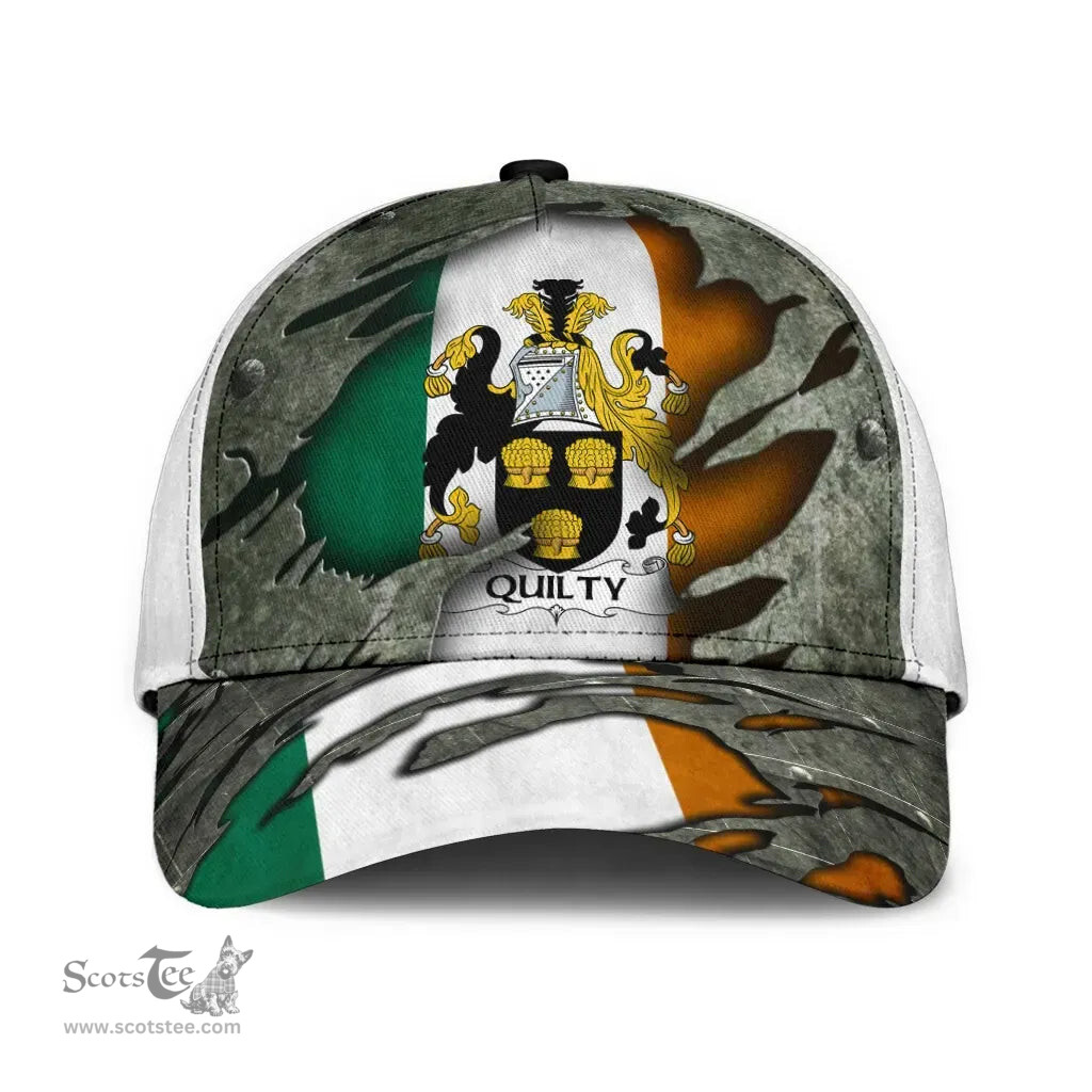 Irish Quilty Coat Of Arms Family Crest Ireland Cap Irish In Me Cap