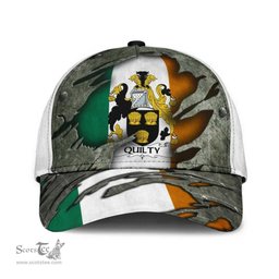 Irish Quilty Coat Of Arms Family Crest Ireland Cap Irish In Me Cap