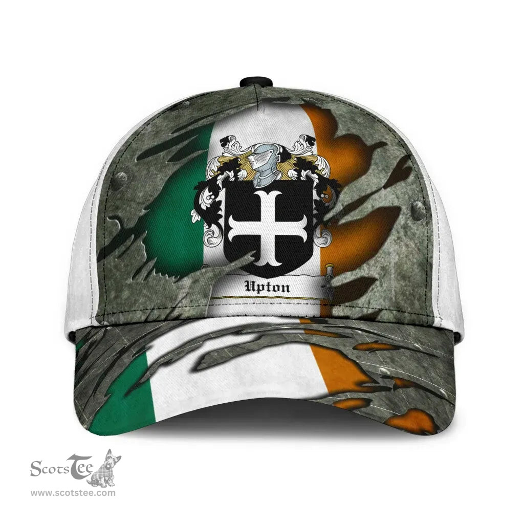 Irish Upton Coat Of Arms Family Crest Ireland Cap Irish In Me Cap
