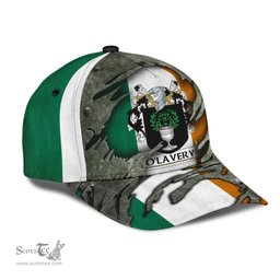 Irish Olavery Coat Of Arms Family Crest Ireland Cap Irish In Me Cap