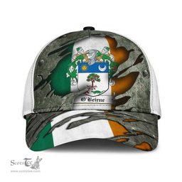 Irish Obeirne Coat Of Arms Family Crest Ireland Cap Irish In Me Cap