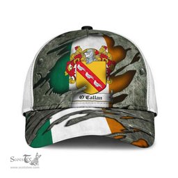 Irish Ocallan Coat Of Arms Family Crest Ireland Cap Irish In Me Cap