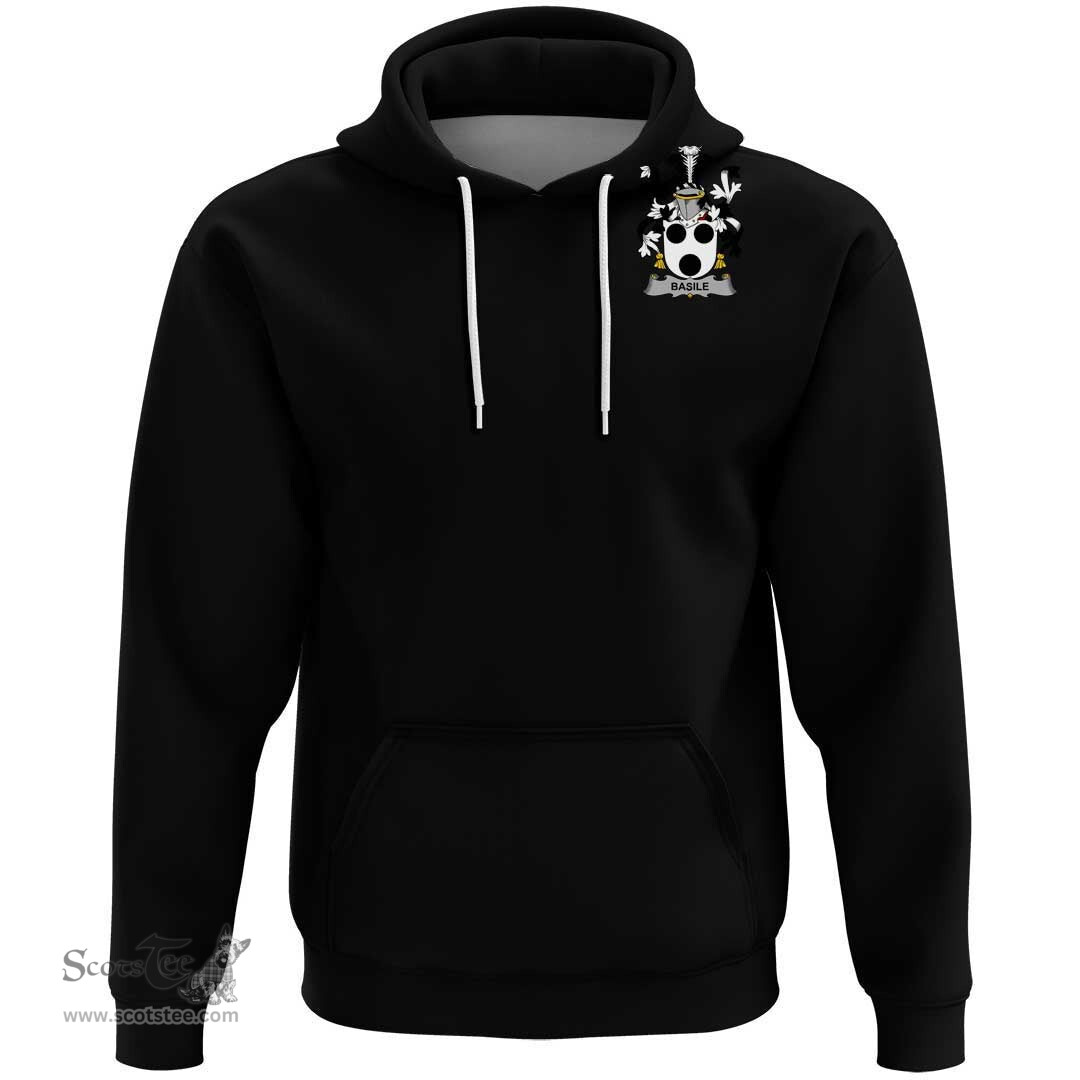 Irish Basile Coat Of Arms Family Crest Irish Hoodie Classic