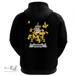 Irish Barker Coat Of Arms Family Crest Irish Hoodie Classic