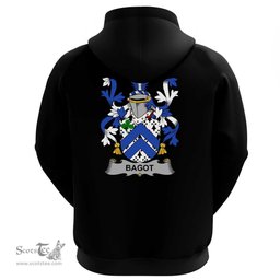 Irish Bagot Coat Of Arms Family Crest Irish Hoodie Classic