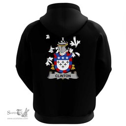 Irish Clinton Coat Of Arms Family Crest Irish Hoodie Classic
