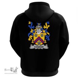 Irish Cosker or McCosker Coat Of Arms Family Crest Irish Hoodie Classic