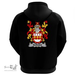 Irish Burges Coat Of Arms Family Crest Irish Hoodie Classic
