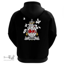 Irish Drew Coat Of Arms Family Crest Irish Hoodie Classic