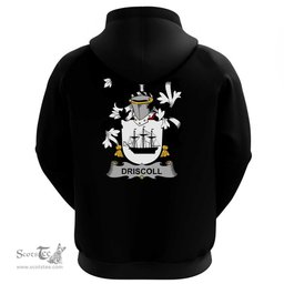 Irish Driscoll or O'Driscoll Coat Of Arms Family Crest Irish Hoodie Classic