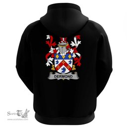 Irish Dermond or O'Dermond Coat Of Arms Family Crest Irish Hoodie Classic