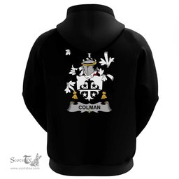 Irish Colman or McColman Coat Of Arms Family Crest Irish Hoodie Classic