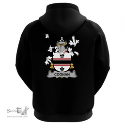 Irish Coonan or O'Conan Coat Of Arms Family Crest Irish Hoodie Classic