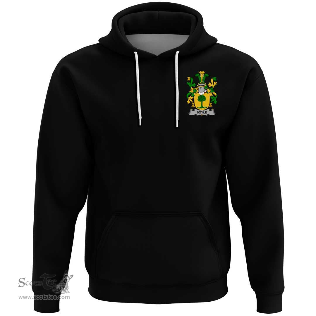 Irish Boyle or O'Boyle Coat Of Arms Family Crest Irish Hoodie Classic