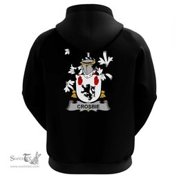 Irish Crosbie or McCrossan Coat Of Arms Family Crest Irish Hoodie Classic