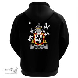 Irish Harper Coat Of Arms Family Crest Irish Hoodie Classic