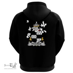 Irish Fitz-Rice Coat Of Arms Family Crest Irish Hoodie Classic