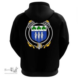 Irish House of HACKETT Coat Of Arms Family Crest Irish Hoodie Classic