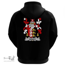 Irish Grady or O'Grady Coat Of Arms Family Crest Irish Hoodie Classic