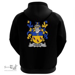 Irish Fisher Coat Of Arms Family Crest Irish Hoodie Classic