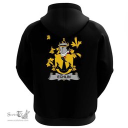Irish Echlin Coat Of Arms Family Crest Irish Hoodie Classic