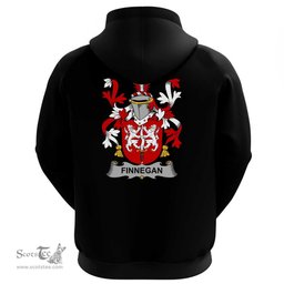 Irish Finnegan or O'Finnegan Coat Of Arms Family Crest Irish Hoodie Classic