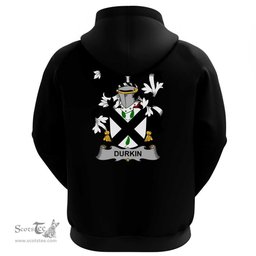 Irish Durkin or O'Durkin Coat Of Arms Family Crest Irish Hoodie Classic
