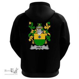Irish Haly or O'Haly Coat Of Arms Family Crest Irish Hoodie Classic