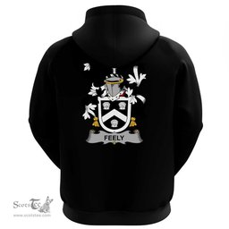 Irish Feely or O'Feehily Coat Of Arms Family Crest Irish Hoodie Classic