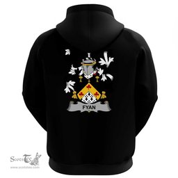 Irish Fyan or Faghan Coat Of Arms Family Crest Irish Hoodie Classic