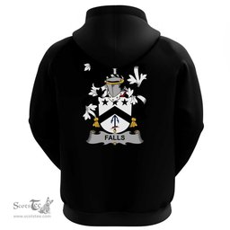 Irish Falls Coat Of Arms Family Crest Irish Hoodie Classic
