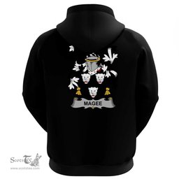Irish Magee or McGee Coat Of Arms Family Crest Irish Hoodie Classic