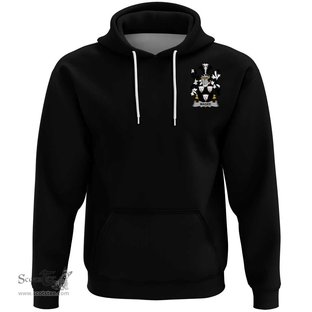 Irish Magee or McGee Coat Of Arms Family Crest Irish Hoodie Classic
