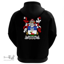 Irish Lenihan or O'Lenaghan Coat Of Arms Family Crest Irish Hoodie Classic