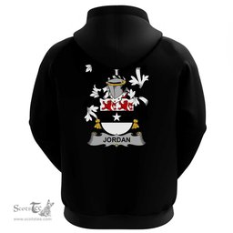Irish Jordan Coat Of Arms Family Crest Irish Hoodie Classic