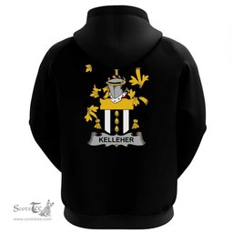 Irish Kelleher or O'Kelleher Coat Of Arms Family Crest Irish Hoodie Classic
